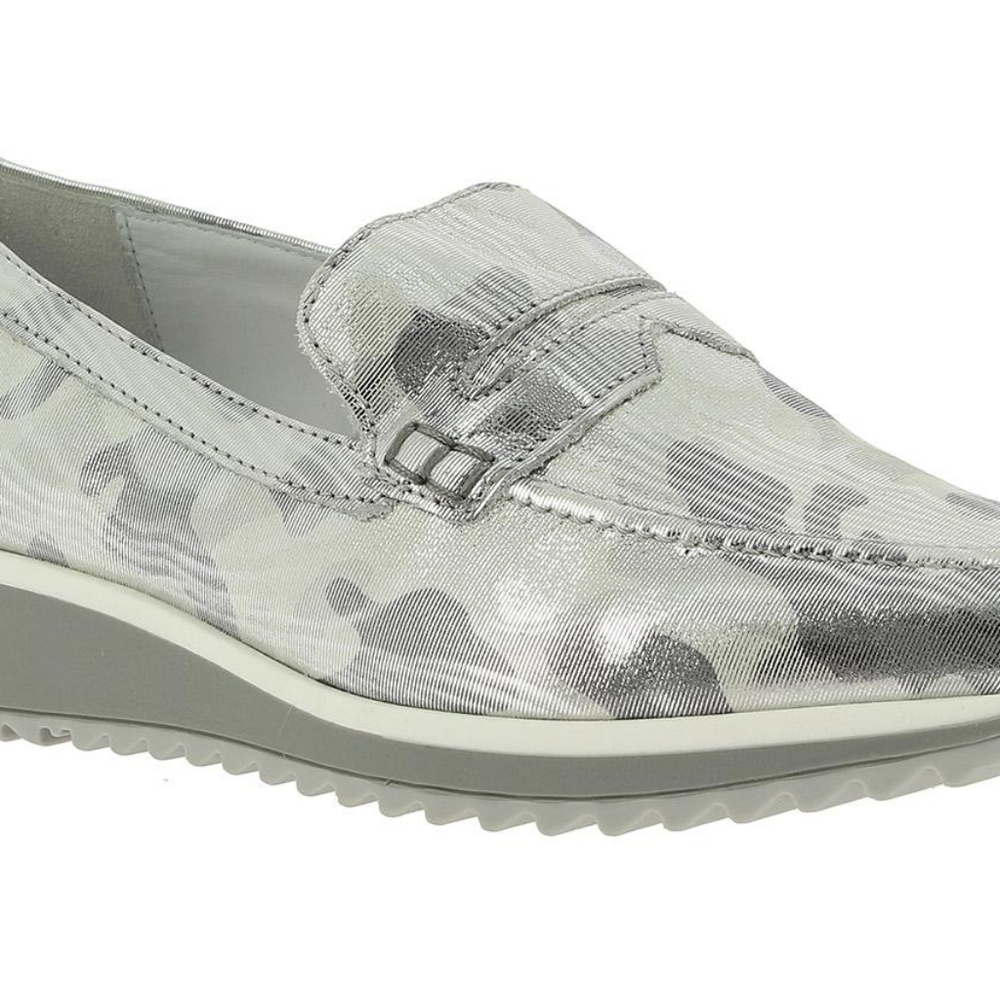 Hogl Silver Camouflage Loafers